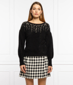 Хлопковый свитер Liu Jo - черный(CF1170 MA97L)