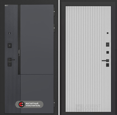 Входная дверь Лабиринт Лаб 2 Про - 29 Белый софт рельеф