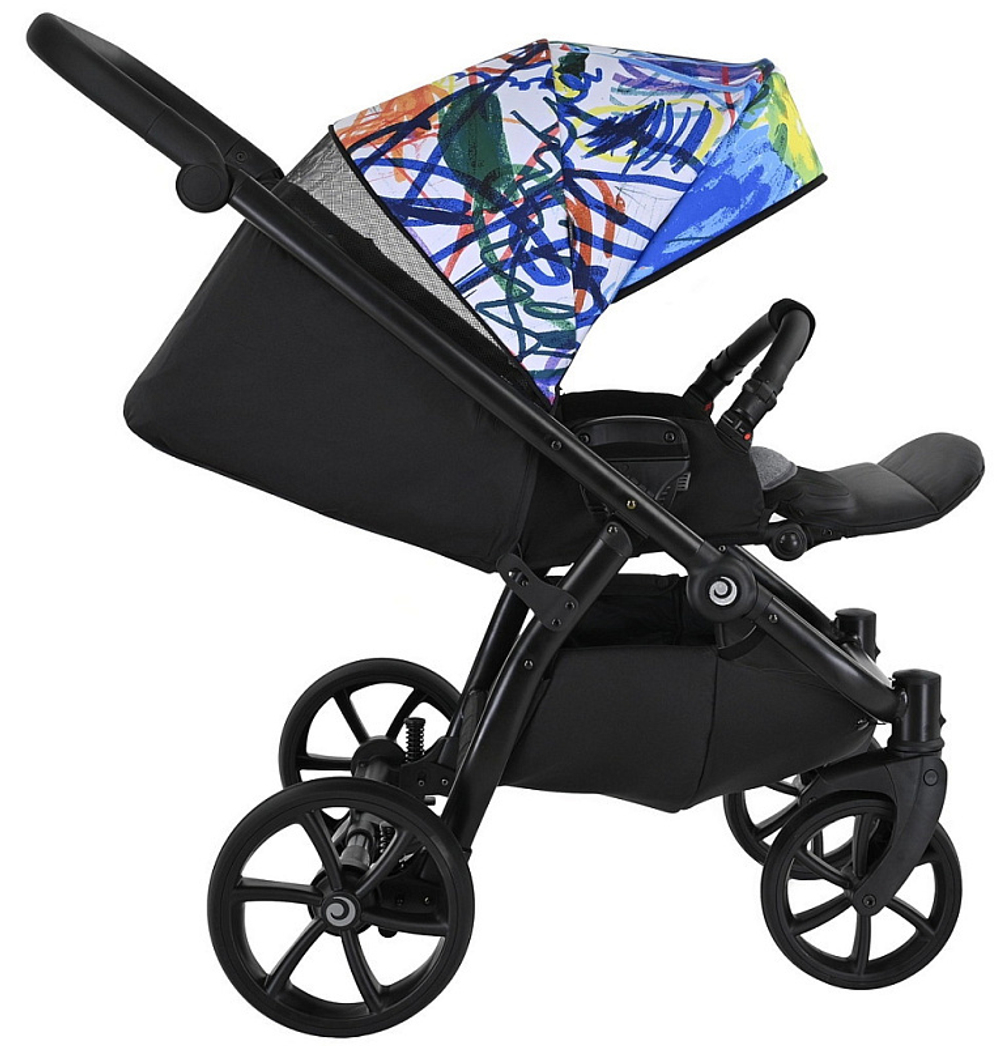 Детская коляска Tutis Nanni 7 2 в 1 1532118 White Painting