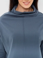 Лонгслив оверсайз серый