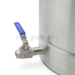 нержавеющий кран для слива с куба