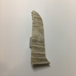 Заглушка левая к плинтусу "LIDER-62" 331 Дуб полярный