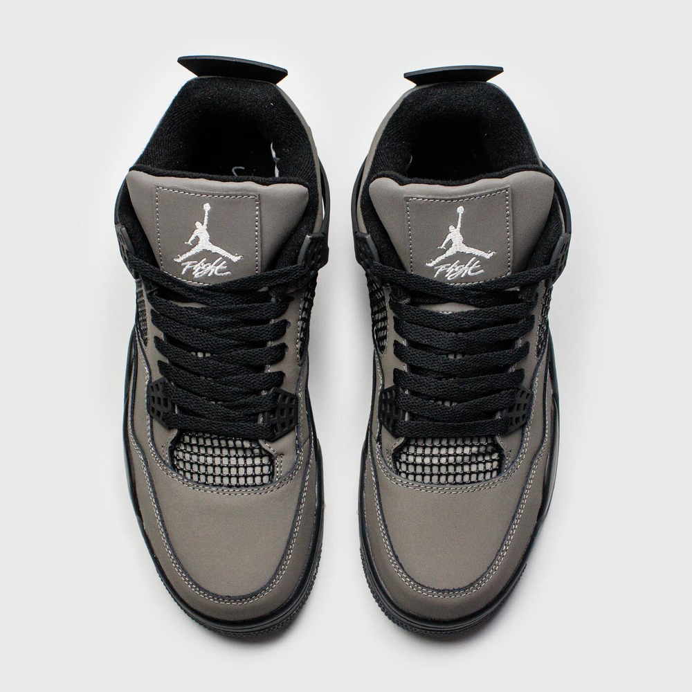 Кроссовки Nike Air Jordan 4 Grey / Black Ftwr. New