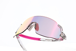 Спортивные очки с диоптриями HILX Savage (L) Shiny Crystal Grey Pink / Pink Lens