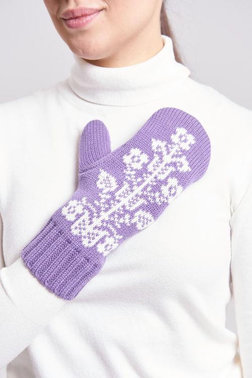 Варежки Idel Древо Жизни сиреневый