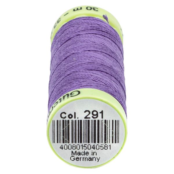 Нитки отделочные Gutermann Top Stitch 30 (30 метров), 5 кат. | 291 лилово-сиреневый
