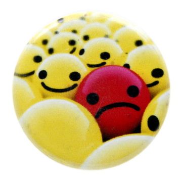 Значок Смайлики ( жёлтые и 1 красный )