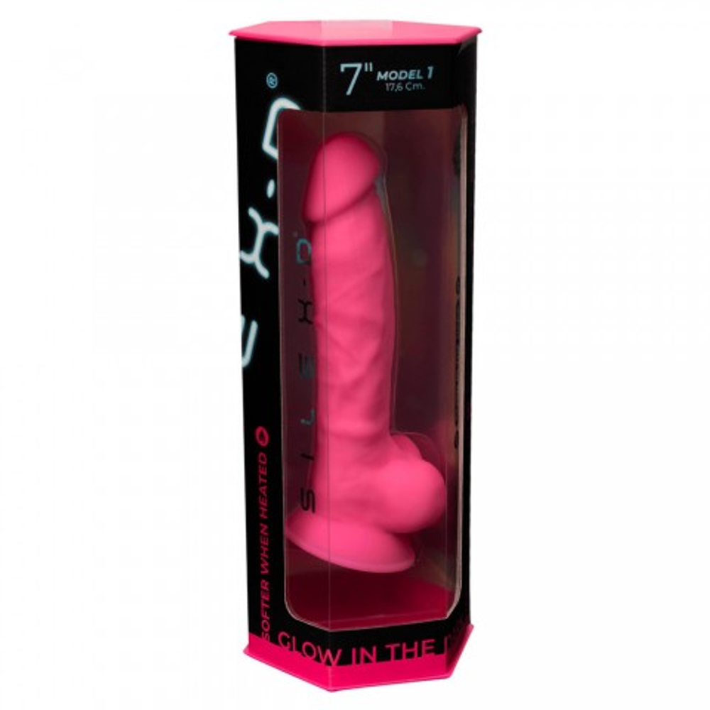 Фаллоимитатор SilexD Model 1 (17,6×3,5 см) с двойным покрытием