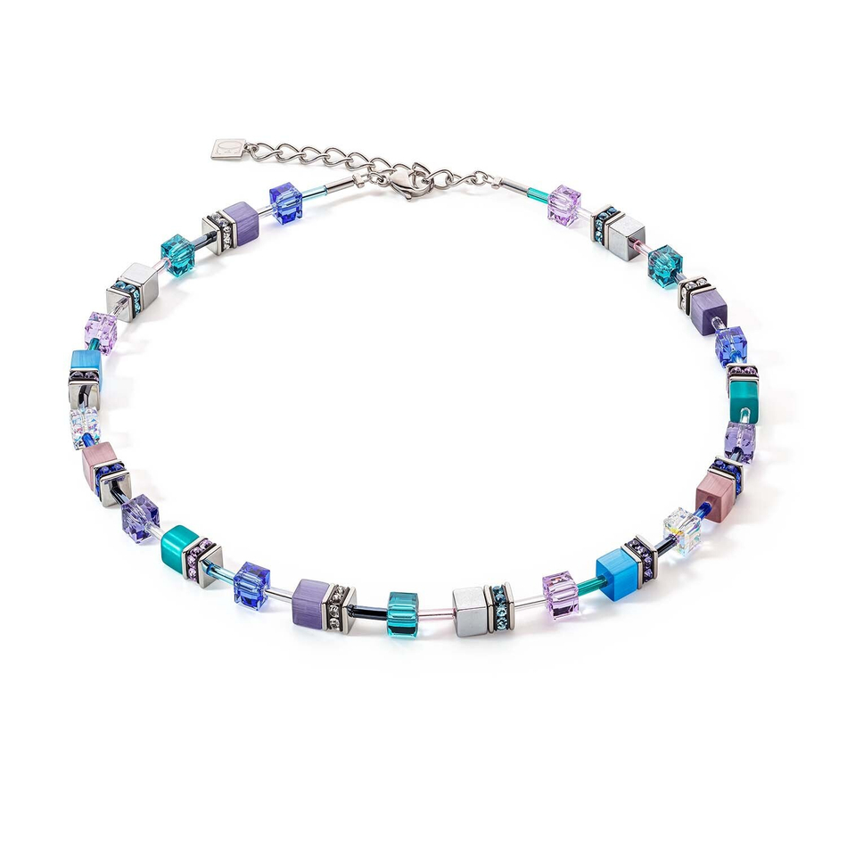 Колье Coeur de Lion Turquoise-Purple 2839/10-0608 цвет фиолетовый, голубой