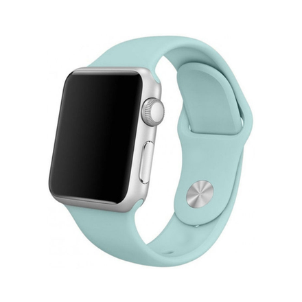 Силиконовый ремешок Apple Watch, 38/40/41, M/L, светло-мятный