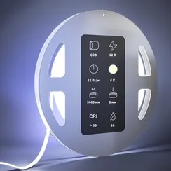 Светодиодная лента Ультра 24В COB 12Вт/м 6000К 5м IP 20 201077 Led Strip 201077