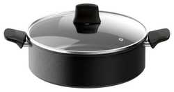 Кастрюля с крышкой низкая Tefal Ultimate ON 28 см G2607283