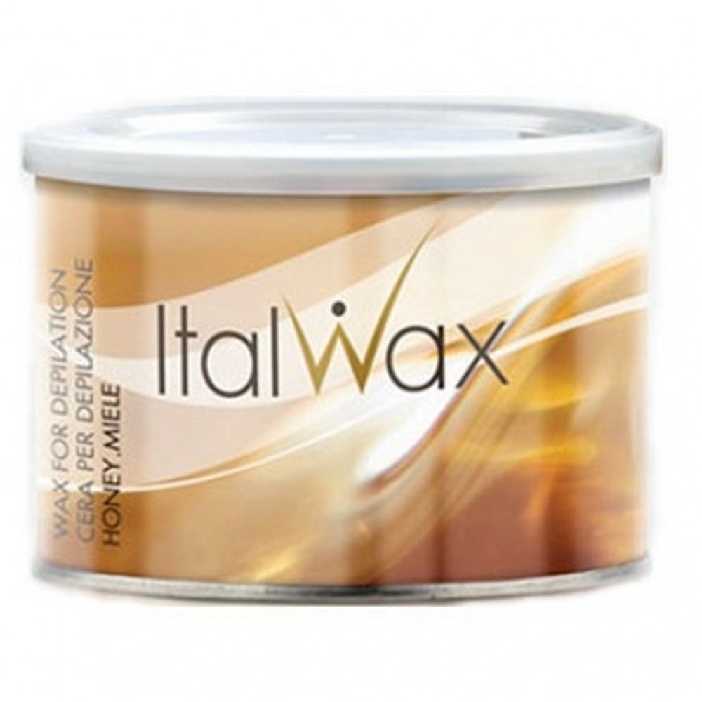 Воск в банке для депиляции (теплый) «Мёд», Italwax, 400 гр.