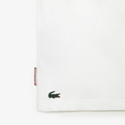 Мужская теннисная футболка Lacoste Sport Roland Garros Edition Logo T-Shirt - white