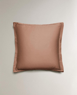 ZARA HOME (300 НИТЕЙ) НАВОЛОЧКА ИЗ ХЛОПКА, РОЗОВЫЙ