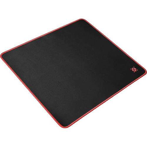 Коврик для мыши Defender Black XXL, 400x355x3 мм, ткань/резина, прошитые края, черный (50559)