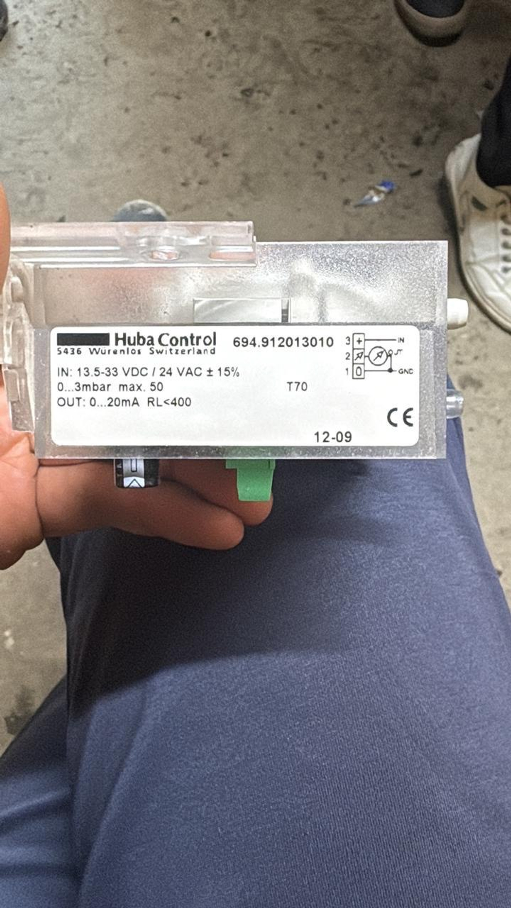 Датчик давления Huba Control 5436