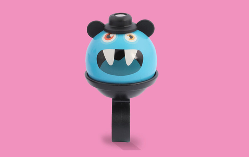 Звонок NUVO механический ударный,d 45мм, алюминий-пластик, голубой