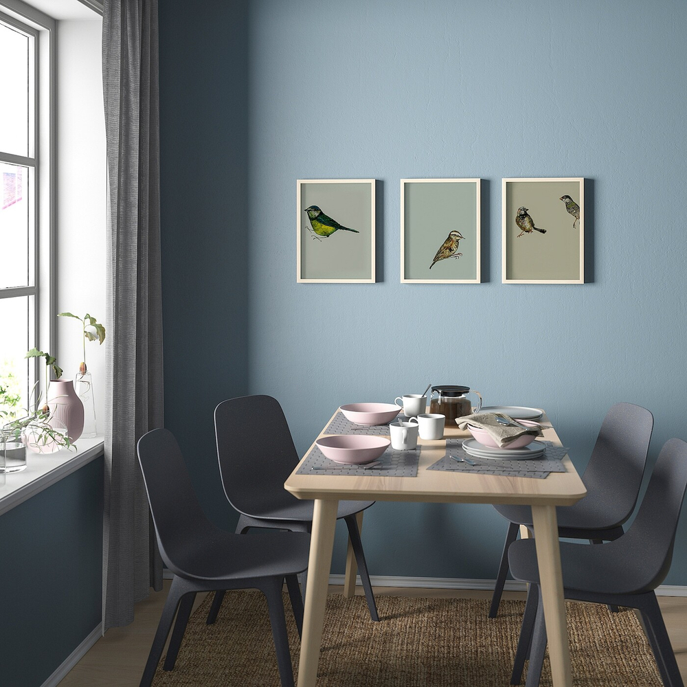 IKEA BILD  (ИКЕА БИЛД)  -  Плакат, Городские птицы I, 30x40 см