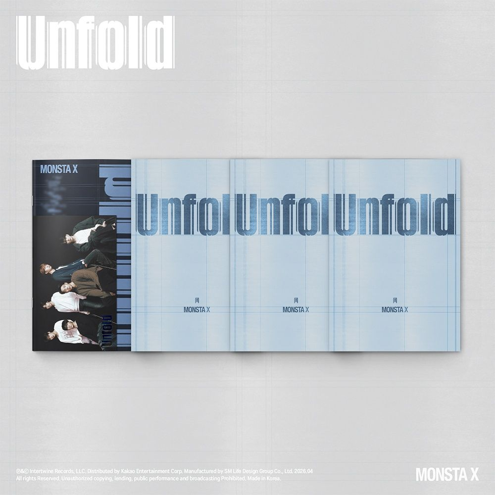 Альбом MONSTA X - Unfold American Studio Album 4 Version SET