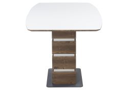 Стол на тумбе Фернан 140(180)х80х76 орех кантри / белый