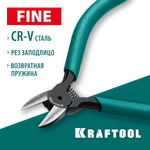 KRAFTOOL PRECISION чистый рез 128 мм, Прецизионные бокорезы (220017-6-12)