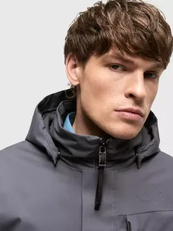 Парка мужская TIGIL NORPPA серый гравий