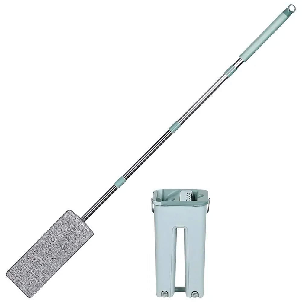 Набор для уборки с насадкой из микрофибры и ведром Clean hands