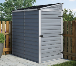 Сарай из поликарбоната Palram SkyLight Pent 4x6 grey