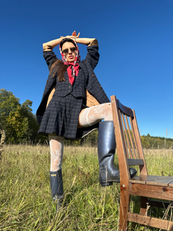 Двусторонняя юбка в складку •ШКОЛА•