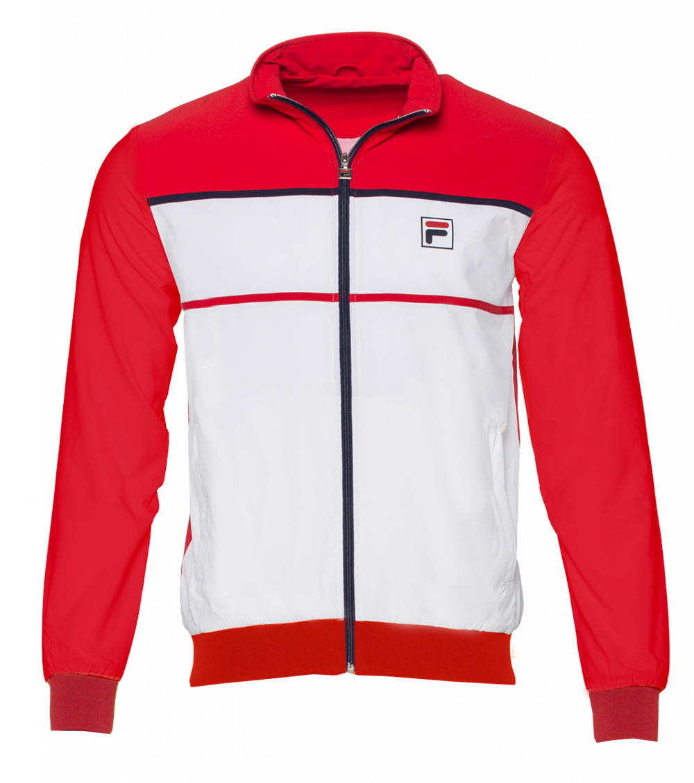 Мужская теннисная кофта Fila Jacket Max M - белый
