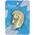 Брошь «Best Podarok - Hercules», цвет золото, 4*2,5см