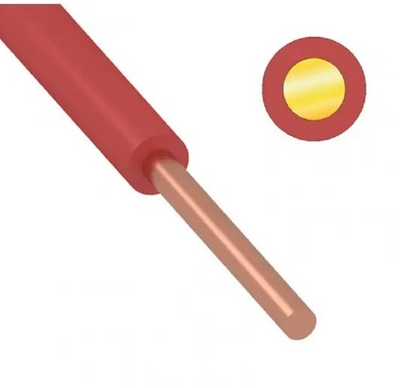 Провод ПуВ(ПВ-1) 400 красный