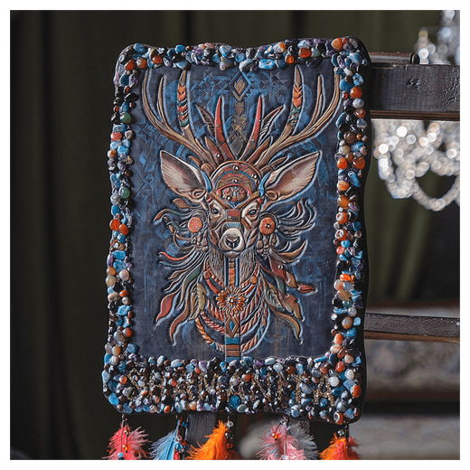 Картина из кожи «Древо Жизни»