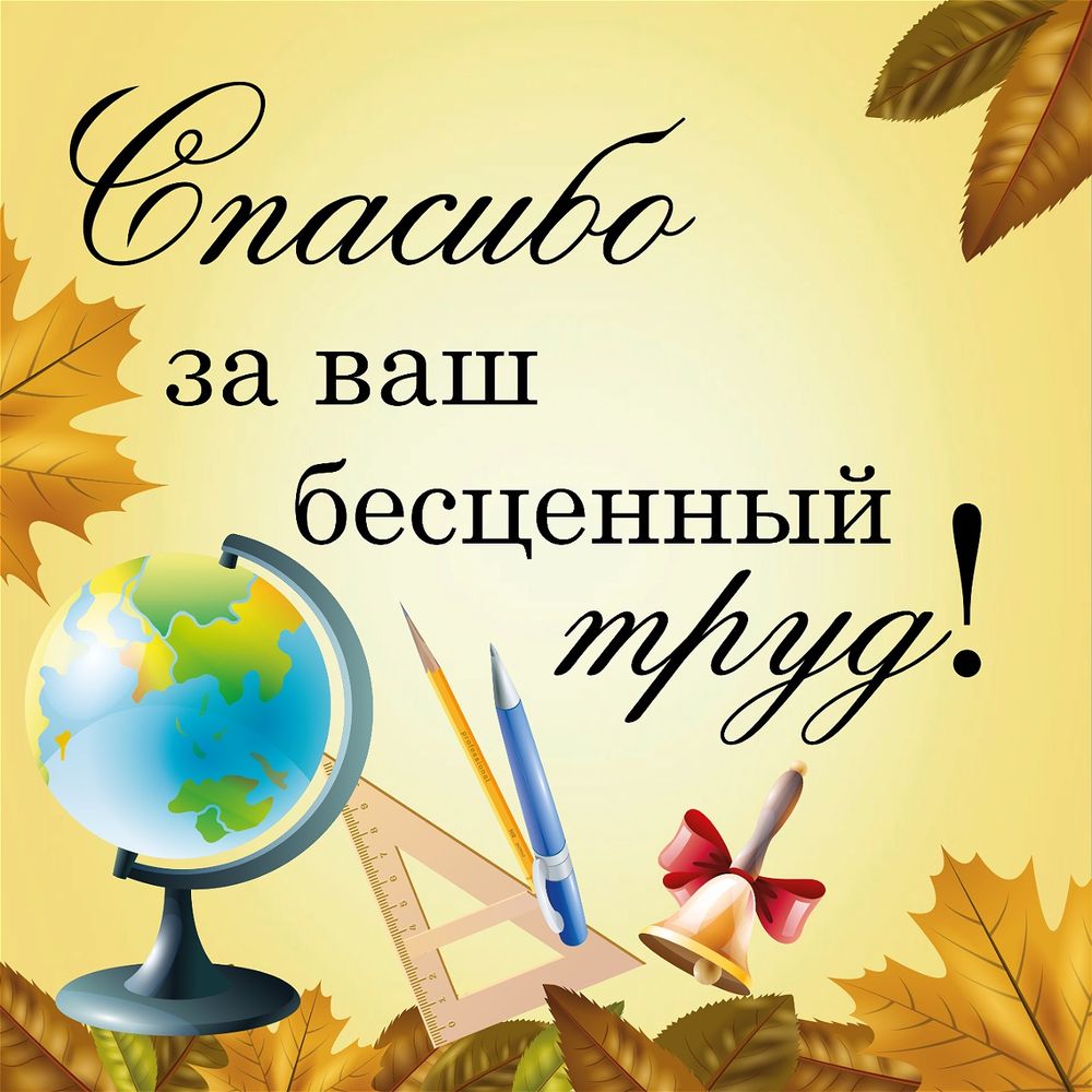 Баннер Спасибо за ваш бесценный труд! выполнен из высоко прочной баннерной ткани ПВХ, без люверсов. Изображение высокого качества.