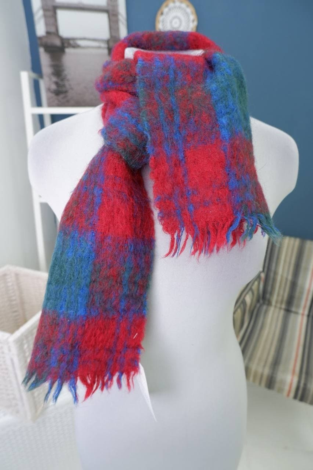 Шарф шерстяной