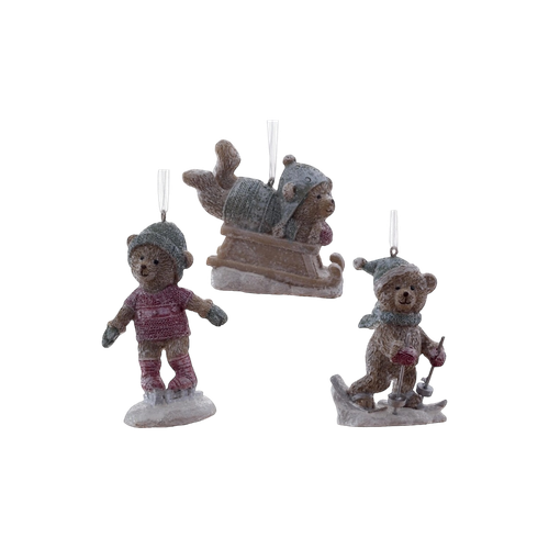 Елочное украшение «Мишка в варежках»