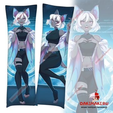 Дакимакура фурри Летучая мышь девочка арт. 1191