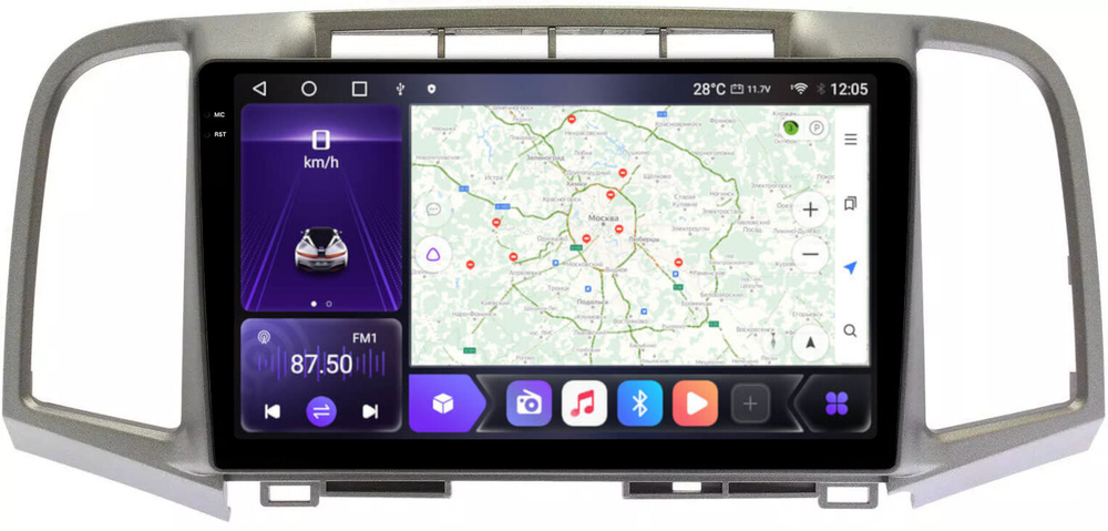 Магнитола для Toyota Venza 2008-2016 - Carmedia OL-9426 QLed+2K, Android 12, TS10,  CarPlay, 4G SIM-слот