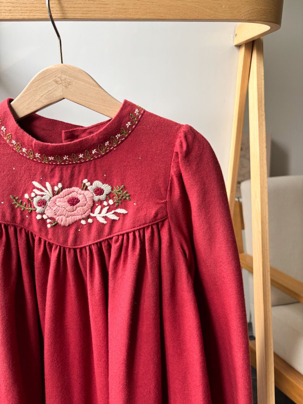 Платье Bonpoint хлопок с шерстью, 140