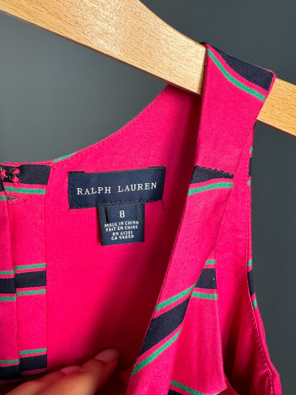 Хлопковое платье Ralph Lauren, 128