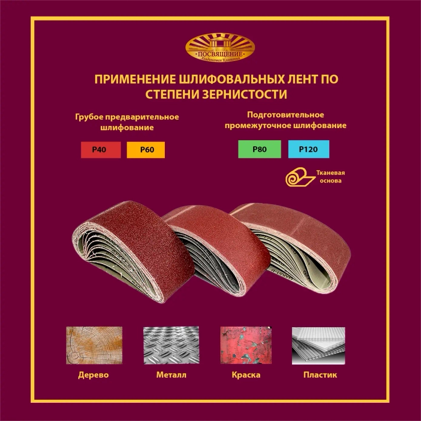 Лента бесконечная ЛБ2 75х457 P100