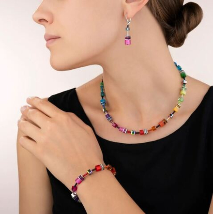 Серьги Coeur de Lion Multicolour Rainbow 2838/20-1520