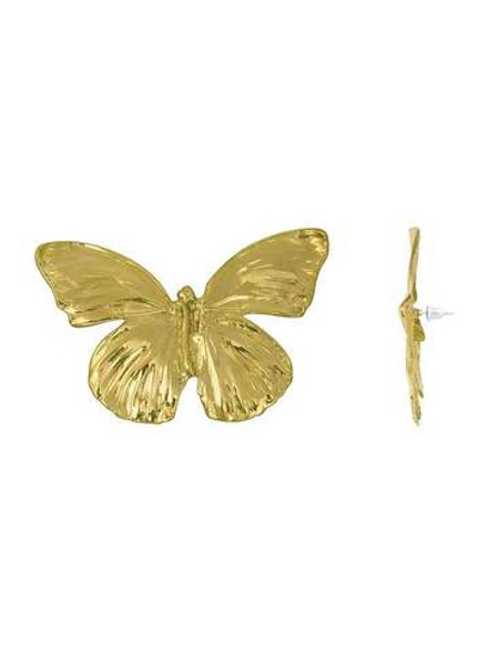 Сережки «Золотистые бабочки»