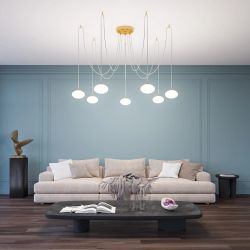 Citilux ATMAN SMART CL226A073 LED RGB Умная подвесная люстра Бронза