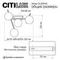 Потолочная светодиодная люстра Citilux Dorsy CL223142