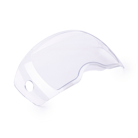 Поликарбонатное стекло внешнее 250х120мм для маски Корунд-Х PRO