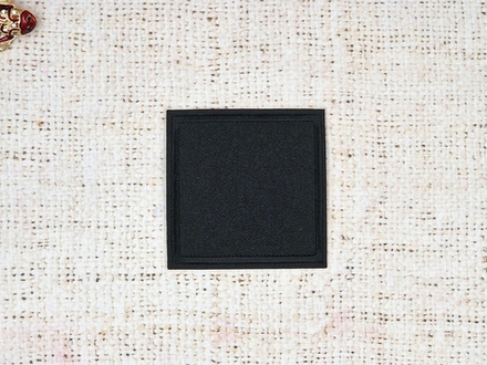 Термоаппликация, р. 6,4 см, чёрный