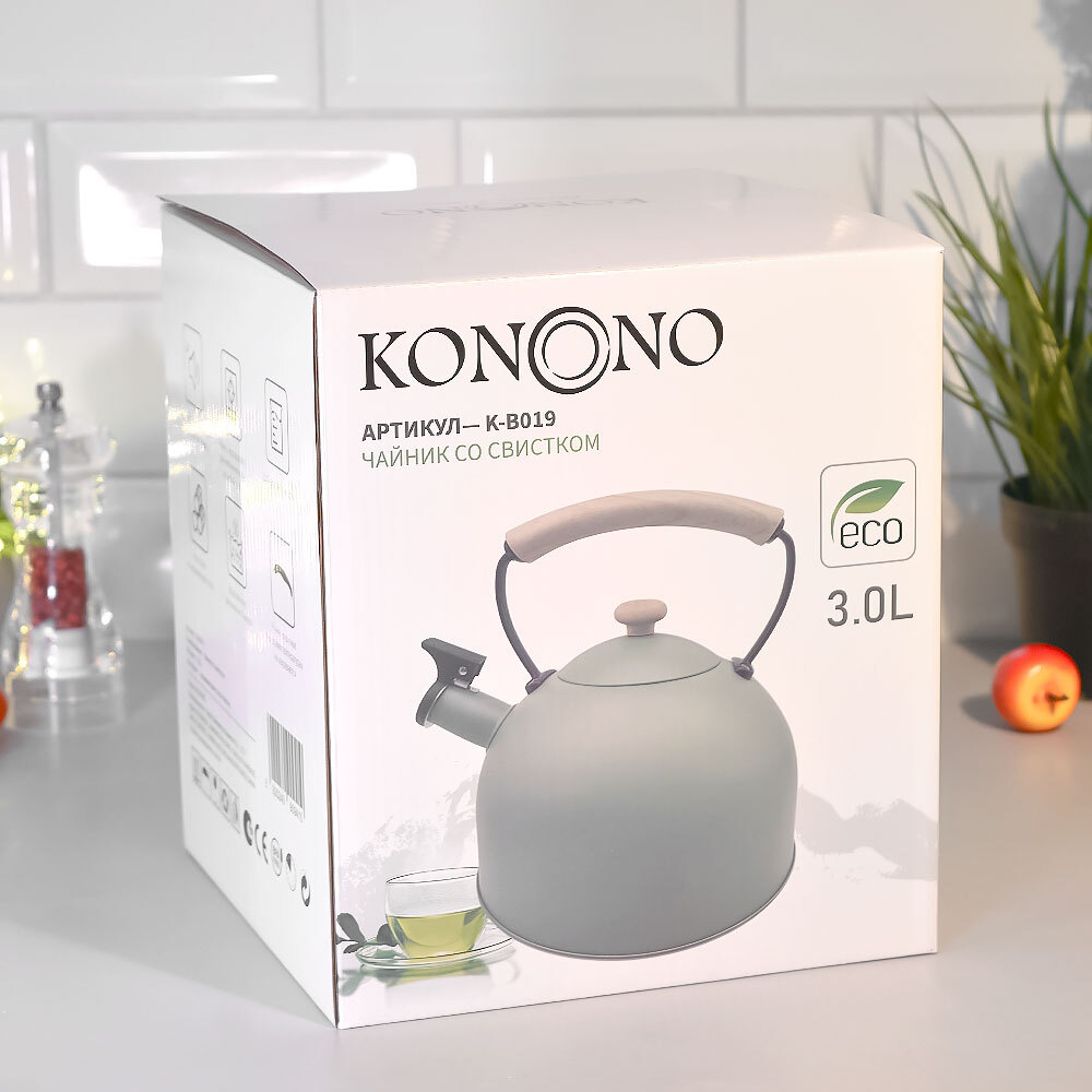 Чайник 3л со свистком, K-B019