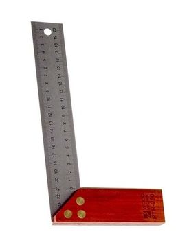 Угольник WOODWORK 250 мм, с деревянной базой PTR-250